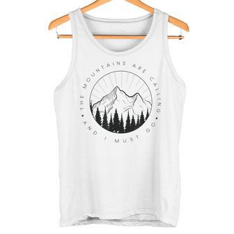 Die Berge Rufen Berge Die Berge Rufen Mountains S Tank Top - Geschenkecke