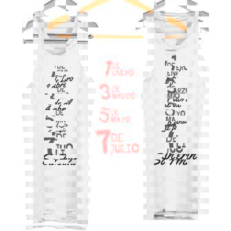 Diseño Divertido Fiestas De San Fermín 2024 Pamplona España Camiseta sin mangas - Regaloses