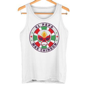 El Papa Mas Chingon Cinco De Mayo Luchador Mexikanischer Wrestler Tank Top - Geschenkecke