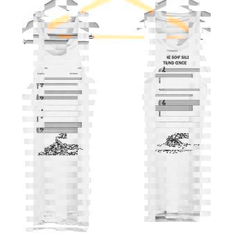 El Sonido Del Silencio Musical Divertido Camiseta sin mangas - Regaloses
