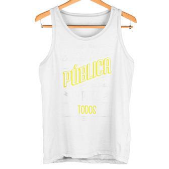 Escuela Pública De Todos Para Todos Mareaerde Camiseta sin mangas - Regaloses