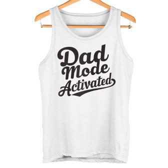 Herren Dad Life Dad Mode Aktiviertes Zitatatertag Papa Bod Raglan Tank Top - Geschenkecke