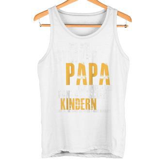 Herren Papaater Tochter Sohn Spruch Lustig Witzig Fun Geschenk Raglan Tank Top - Geschenkecke