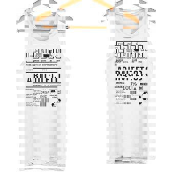Hombre Divertido Arquitectura Graduación Arquitecto Camiseta sin mangas - Regaloses