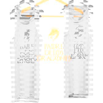 Hombre Padre De Los Dragones Regalo Original Del Día Del Padre Papa Sin Mangas Camiseta sin mangas - Regaloses