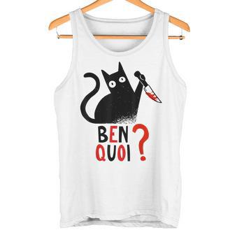 Humour Chat Noir Cadeau Drole Chat Humoristique Débardeur e - Cadeauxyz