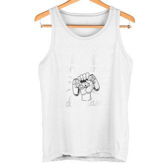 Ich Bin Der Beweis Dass Papa Nicht Immerideospieler Spielt Lustig Raglan Tank Top - Geschenkecke