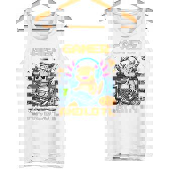 Jugador De Kawaii Otaku Axolotl Sin Mangas Camiseta sin mangas - Regaloses