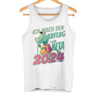 Kinder Ich Mach Den Abflug 2024 Schulkind Einschulung Schule Tank Top - Geschenkecke