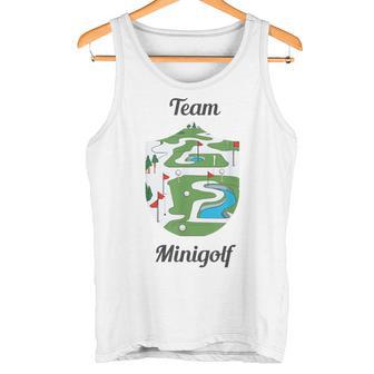 Lustiges Minigolf Team Motiv Mit Lustigem Minigolf Spruch Tank Top - Geschenkecke