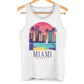 Miami Floridaintage Retro Usa America Souvenir Tank Top - Geschenkecke