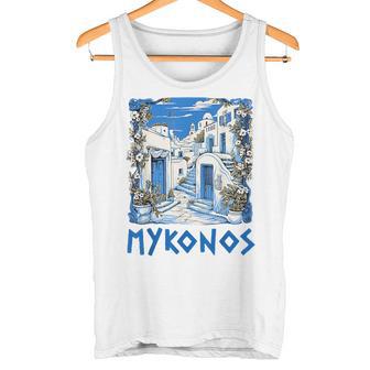 Mykonos Souvenir Mykonos Greece Mykonos Tank Top - Geschenkecke