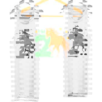 Niños Caballo De Dos Años De Edad Para Niños 2 Cumpleaños Jinete Camiseta sin mangas - Regaloses