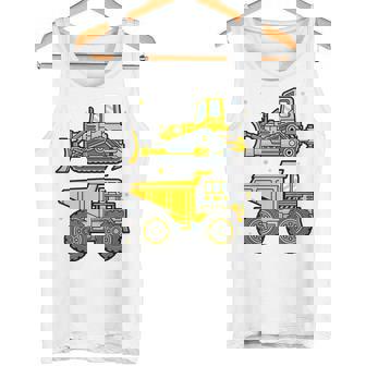 Niños Caterpillar Hormigonera Obra De Construcción Trabajador Exca Camiseta sin mangas - Regaloses