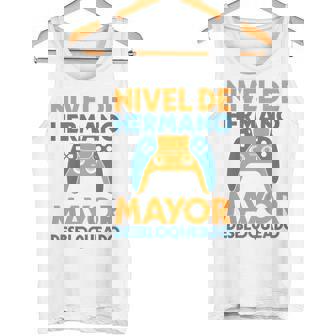 Niñosideojuegos Divertido Nivel De Hermano Mayor Desbloqueado Camiseta sin mangas - Regaloses