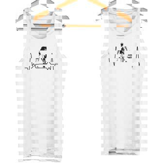 Padre 2 Hijas Latido Del Corazón Papá Regalo Del Día Del Padre Padre Padre Camiseta sin mangas - Regaloses