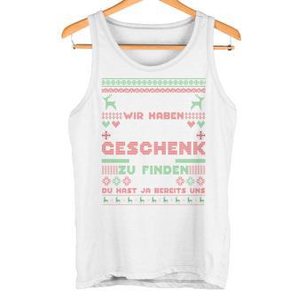 Papa Beste Geschenk Hast Du Weihnachten Kinder Papa Tank Top - Geschenkecke