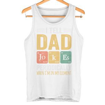 Papa Ich Erzähle Papa Witze Regelmäßigatertag Tank Top - Geschenkecke