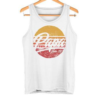 Papa Seit 1971 50 Geburtstag 50 Jahre Als Papa Retro Tank Top - Geschenkecke