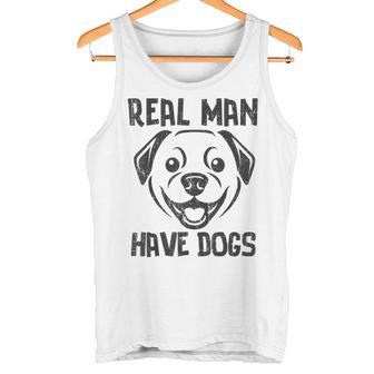 Real Have Dogs Hunde Hunde Papa Dog Geschenkidee Tank Top - Geschenkecke