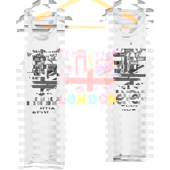 Recuerdos De Londres Idea Para Niños Y Recuerdos Británicos En Inglés Camiseta sin mangas - Regaloses