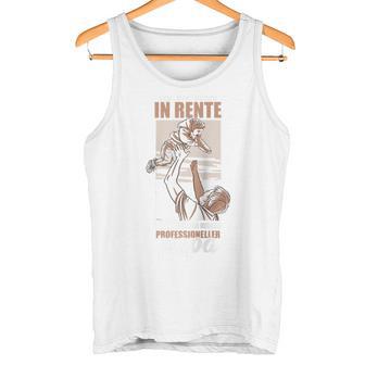 Rentner Ruhestand Renteneintritt Pension Pensionierung Papa Raglan Tank Top - Geschenkecke