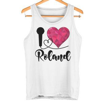 Roland I Love Roland I Love Roland Tank Top - Seseable