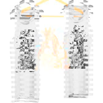 Selva Animalida Silvestre Safari Bosque Zoológico Tema Animales Salv Camiseta sin mangas - Regaloses