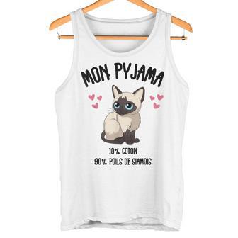 Siamois Chaton Cadeau Humour Pyjama Chat Siamois Débardeur e - Cadeauxyz
