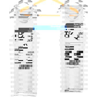 Tarjeta De Embarque Ibiza Ibz Billete De Avión Ibiza Camiseta sin mangas - Regaloses