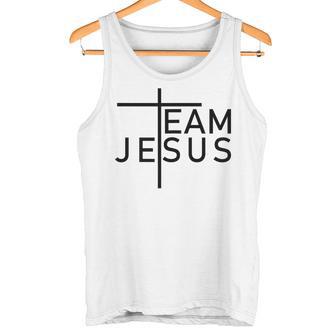 Team Jesus Cross Religion Jesus Believe Tank Top - Geschenkecke