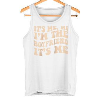 Vintage Ich Bin's Hallo Ich Bin Der Freund Ich Bin's Lustiger Papa Papa Raglan Tank Top - Geschenkecke