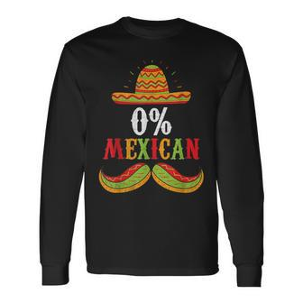 0 Mexican Cinco De Mayo Fiesta Sombrero Boys Men Long Sleeve T-Shirt | Mazezy
