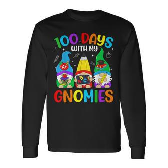 100 Days With My Gnomies 100 Days Of School Gnome Smarter Long Sleeve T-Shirt - Seseable