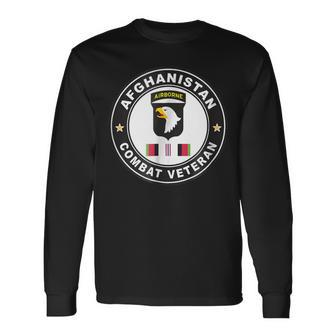 101St Airborne Division Oef Combat Veteran Long Sleeve T-Shirt - Monsterry AU