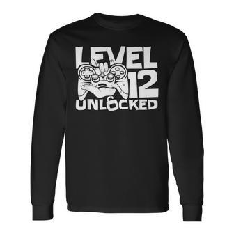 12 Jahre Gamer Zocker Gaming 12 Geburtstag Langarmshirts - Seseable