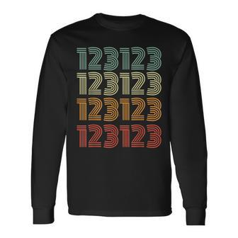 123123 123123 New Year's Eve 2023 Happy Years Day 2024 Long Sleeve T-Shirt | Mazezy