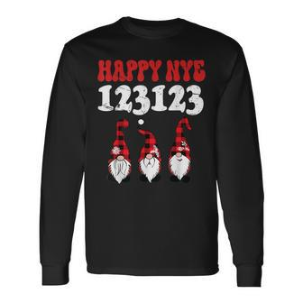 123123 New Years Eve Happy New Year 2024 Last Day Nye 2023 Long Sleeve T-Shirt - Monsterry