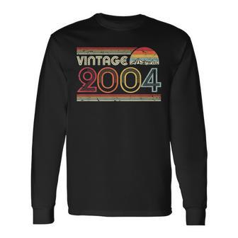 16Th Birthday Classic Vintage 2004 Long Sleeve T-Shirt - Monsterry UK