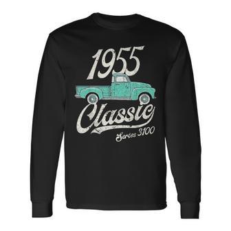 1955 55 Chevys Truck Series 3100 Long Sleeve T-Shirt - Monsterry DE