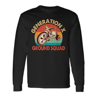1965-1980 Generation Gen X Generation X Ground Squad Long Sleeve T-Shirt - Monsterry DE