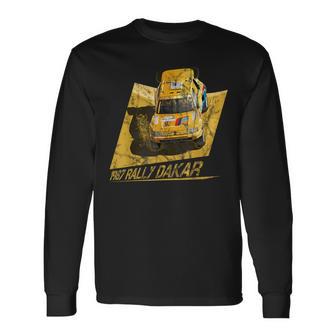 1987 Rally Dakar Classic Vintage Rally Car 80S Cars Long Sleeve T-Shirt - Monsterry