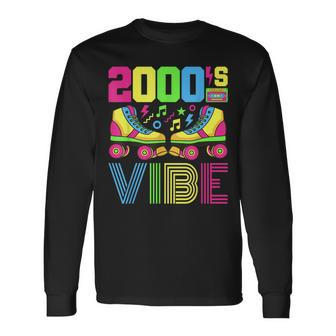 2000'S Vibe 00S Theme Party 2000S Costume Early 2000S Outfit Long Sleeve T-Shirt - Seseable