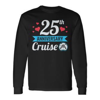 25Th Anniversary Cruise His And Hers Matching Couple Long Sleeve T-Shirt - Monsterry DE