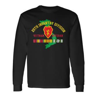 25Th Infantry Division Vietnam Veteran Long Sleeve T-Shirt - Monsterry UK
