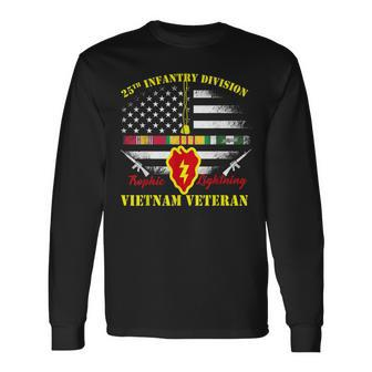 25Th Infantry Division Vietnam Veteran Vietnam War Long Sleeve T-Shirt - Monsterry AU