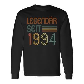 27 Geburtstag Legendär Seit 1994 Geschenk Vintage Retro Langarmshirts - Seseable