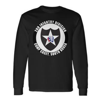2Nd Infantry Division Camp Casey Korea Emblem Veteran Long Sleeve T-Shirt - Monsterry