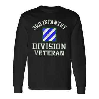 3Rd Infantry Division Veteran Long Sleeve T-Shirt - Monsterry UK