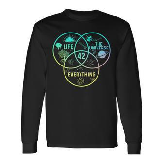 42 Answer To Life The Universe And Everything Long Sleeve T-Shirt - Monsterry UK